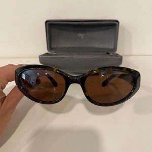 David Yurman Sunglasses Dark Brown with Original Cásele
